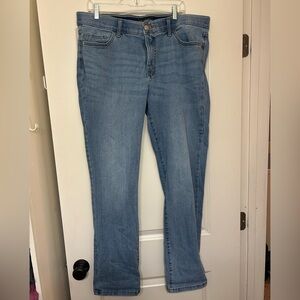 Womens Lee Straight Leg Mid-Rise Jeans | Size 18 Long